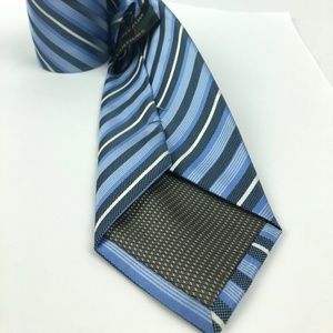 Alexander Julian Mens Tie Regimental Stripe 3.5x58